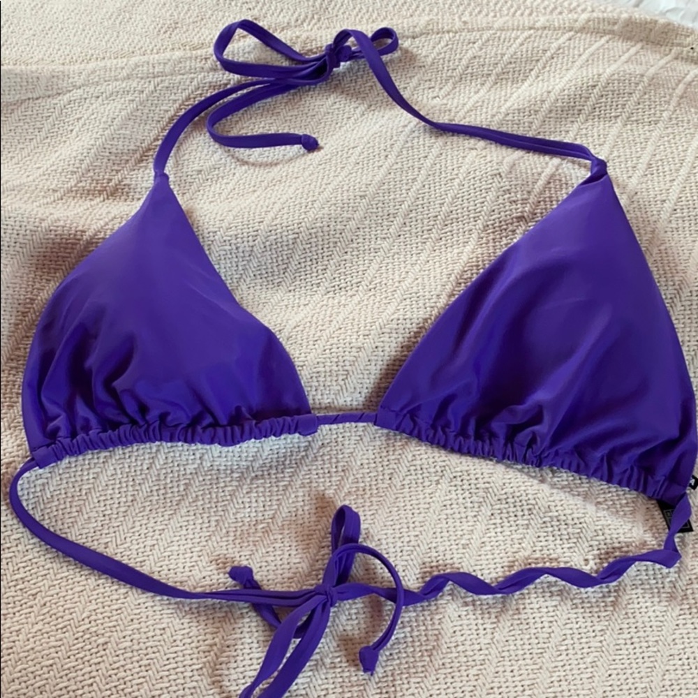 Royal purple bikini top